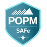 SAFe POPM (Product Owner/Product Manager) certification badge