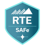 SAFe RTE (Release Train Engineer) certification badge
