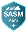 SAFe SASM (Advanced Scrum Master) certification badge