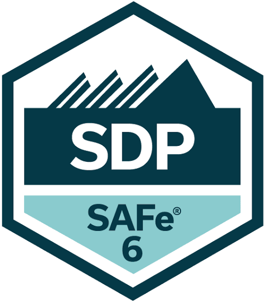 SAFe SDP (DevOps Practitioner) certification badge