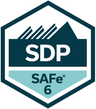 SAFe SDP (DevOps Practitioner) certification badge