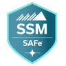 SAFe SSM (Scrum Master) certification badge